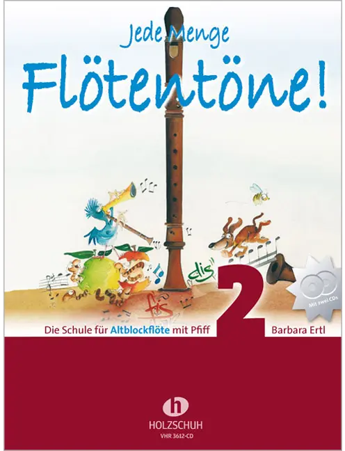 Jede Menge Flötentöne! Band 2 (mit 2CDs)